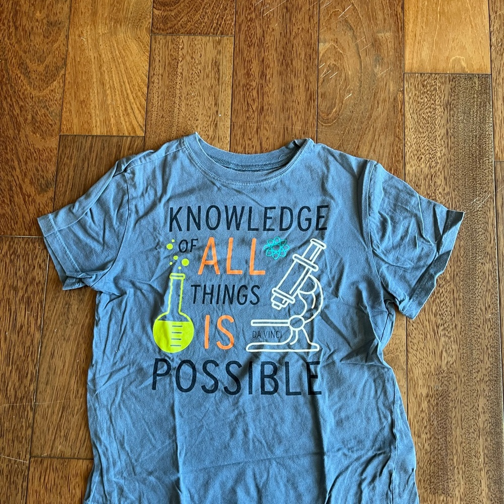 Gymboree Blue Short Sleeve Graphic Tee